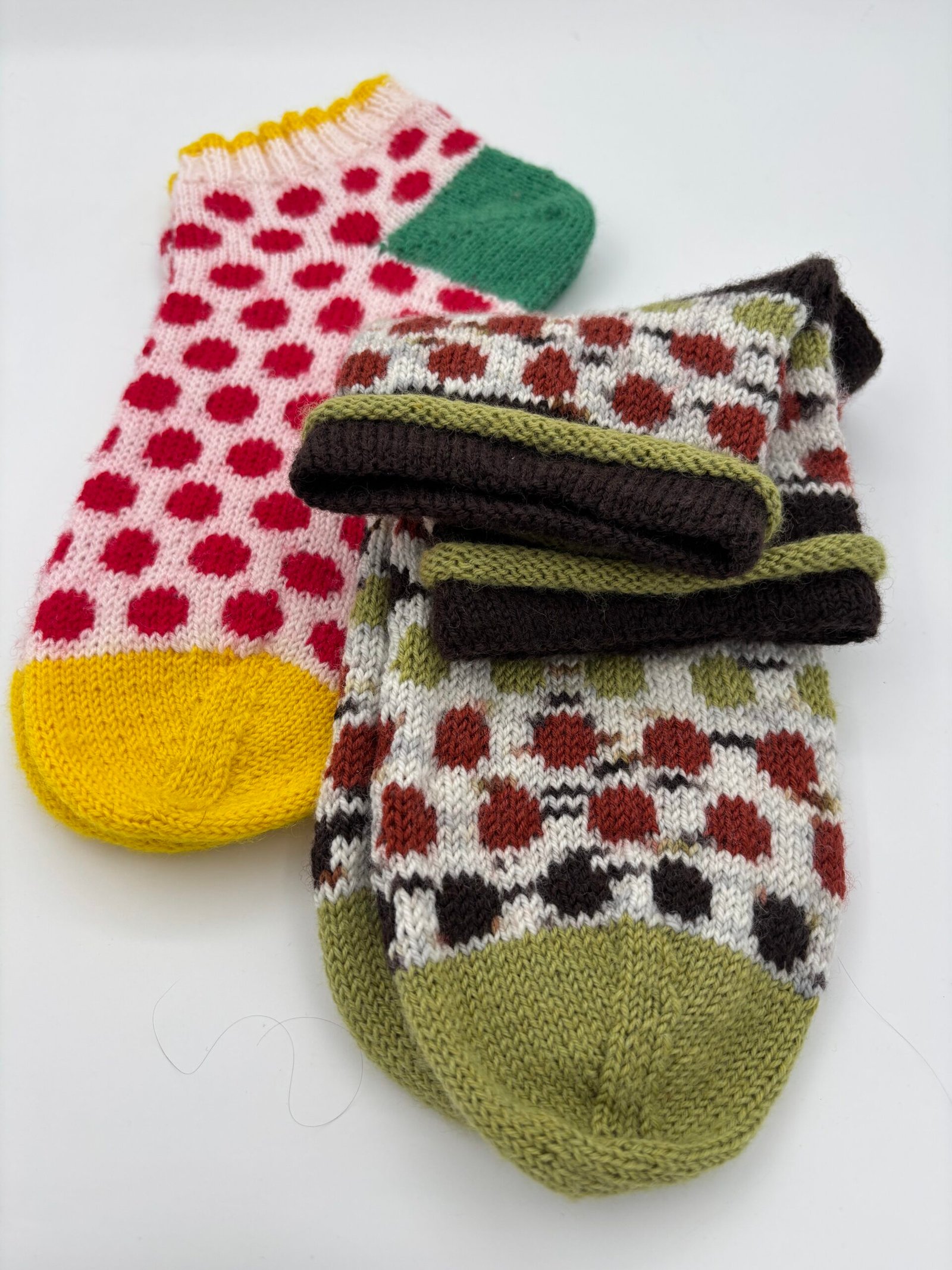 Socks with balls